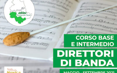 Nuovo corso per direttori di banda, termine iscrizioni prorogato al 15 Aprile 2021