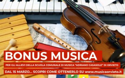 Dal 15 Marzo al via le richieste per il Bonus Musica