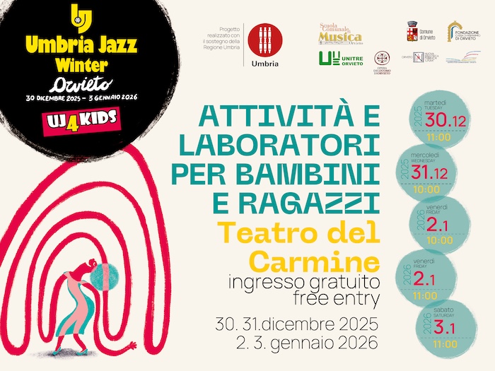 Umbria Jazz 4 Kids, al Teatro del Carmine quattro giorni di musica per i più piccoli